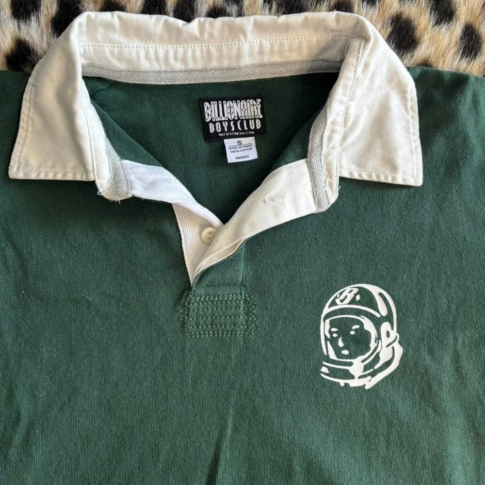 Rare Billionaire Boys Club rugby top with the iconic astronaut logo.